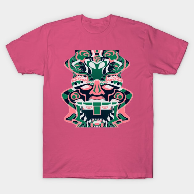 uncanny olmec alien sentinel ecopop T-Shirt by jorge_lebeau